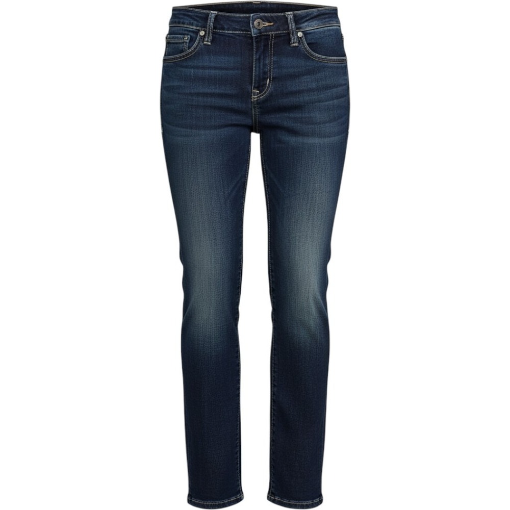 Silver Jeans Co Aiko Mid Capri‎ Dark Wash Denim Jeans W30 L22 L43828SCR415